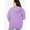 Woman Within Better Fleece Zip-Front Hoodie - 3 of 4