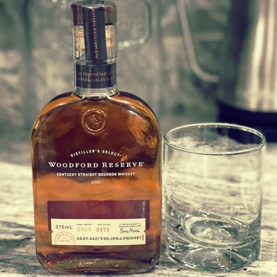 Woodford Reserve Kentucky Straight Bourbon Whiskey - 375ml Bottle : Target