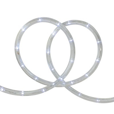 Northlight LED Outdoor Christmas Rope Lights Pure White - 18' Clear