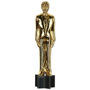 Beistle Jtd Awards Night Male Statuette Cutout, 5' 6", (1/Pkg) Multicolored - 1 of 1