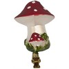Kurt Adler Mushroom Clip-On Glass Ornaments, 2-Piece Box Set - 3 of 4