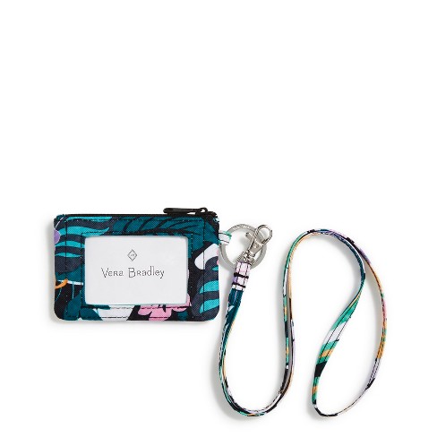  Lanyard Wallet for Women Zip id case with Lanyard id