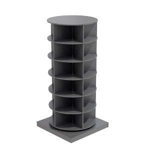 NicBex 360 Rotating Shoe Cabinet 6-Tier Organizer Spinning Shoe Rack Holds Up to 24 Pairs of Shoes for Entryway,Hallway - 1 of 4