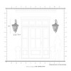 Livex Lighting Adams 4 - Light Wall Light in  Bronze/Antique Brass - 4 of 4