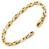 Pompeii3 Men's Link 14k Gold (19gram) or Platinum (32gram) 4mm Bracelet 8" - 2 of 4