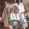 It's Okay Floral Affirmation T-Shirt, Boho White and Natural Motivational Tee for Kind and Inspirational Women| OrnamentallyYou - 4 of 4