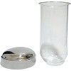 Nispira Ice Sake Wine Whisky Dispenser | Jug Cooler Decanter with Wooden Handle Borosilicate Glass Valve Opening, 1 Set - 4 of 4