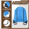 Unique Bargains Fitness Sports Travel Lightweight Drawstring Backpacks 4 Pcs - 3 of 4