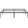 Racxily Queen Bed Frame, Heavy Duty Metal Structure with Quick Assembly & Noise Free, Black - 2 of 4