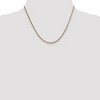 Black Bow Jewelry 1.5mm 14k Yellow Gold Solid Franco Chain Necklace - 2 of 4