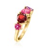 Ross-Simons 2.40 ct. t.w. Multi-Gemstone Ring in 18kt Gold Over Sterling - 3 of 4