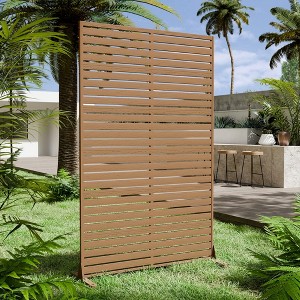 NAYSAYE Privacy Fence Screen Panels Wall Ultra Thick HDPE Wind Resistant for Outdoor Balcony Outside Backyard Garden, 45.47"*15.75"*72.05" - 1 of 4