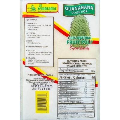 El Sembrador Frozen Pulp Soursop - 14oz