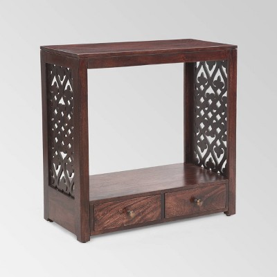 Overton Traditional Console Table Brown - Christopher Knight Home
