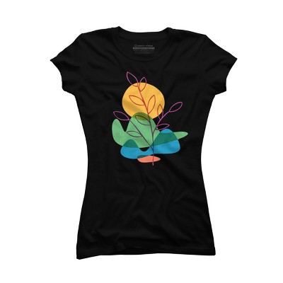 Junior's Design By Humans Summer Landscape Mood By makart8 T-Shirt