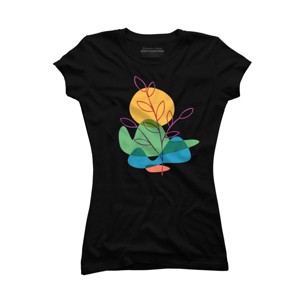 Junior's Design By Humans Summer Landscape Mood By makart8 T-Shirt - 1 of 2