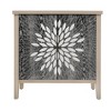 Vynxaria 2-Door Carved Storage Cabinet with Adjustable shelf, Accent Furniture for Living Room, Hallway, Kitchen - 4 of 4