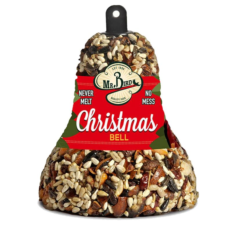 Home & Garden 6.0" All Season Christmas Bugs Nuts Bird Feed Bells No Mess Mr Bird  -  Bird And Wildlife Food, 4 of 5