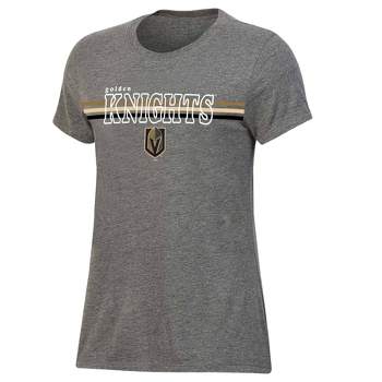 NHL Vegas Golden Knights Women's Gray Short Sleeve Fashion T-Shirt