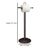 Nu Steel Freestanding Toilet Tissue Holder Oil rubbed Bronze : Microfiber, Machine Washable, Non-Slip Backing - 3 of 4