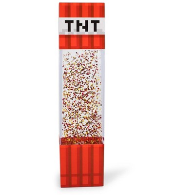 Robe Factory LLC Minecraft TNT Block LED Glitter Motion Lamp | 12 Inches