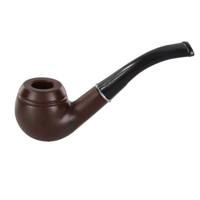 Vintage Black Wood Costume Tobacco Pipe