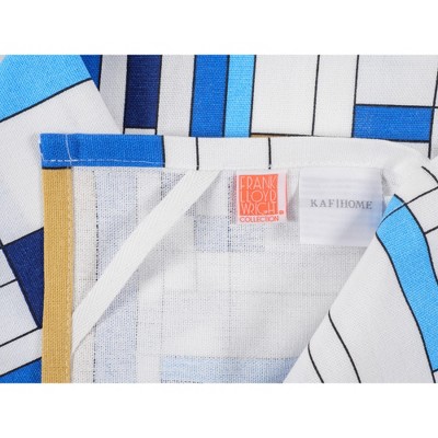 Frank Lloyd Wright Inspired Cotton Kitchen Towel Set