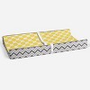 Bacati - Ikat Zigzag Yellow Dots Muslin Changing Pad Cover - 4 of 4