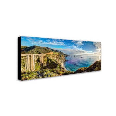 Trademark Fine Art -David Ayash 'Big Sur - Bixby Bridge - California-I' Canvas
