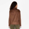 Women's Pointed Collar Faux Suede Chore Coat - Wild Fable™ Brown - 3 of 3