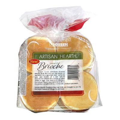 Artisan Hearth Brioche Rolls - 21oz/8ct