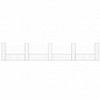 vidaXL U-shape Gabion Basket with 5 Posts Iron 196.9 in.x7.9 in.x39.4 in. - 3 of 4