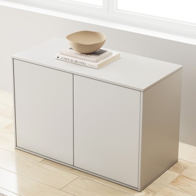 Luck Live 31.4in W 2-door storage cabinet， suitable for dining room