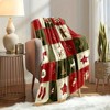 1 Pack Christmas Advent Calendar Flannel Blanket, Christmas Decorations, Christmas Throw, Christmas Gift. - 4 of 4