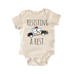 Police Officer Cop Newborn Baby Onesie® Bodysuit GS1 - 1 of 4