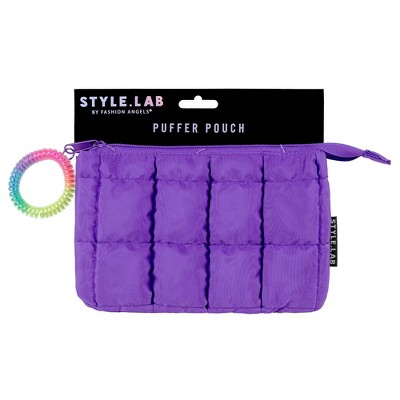 Style Lab Expandable Quilted Puffer Pouch