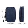 Unique Bargains Double Layers Portable Electronic Organizer Blue - 4 of 4
