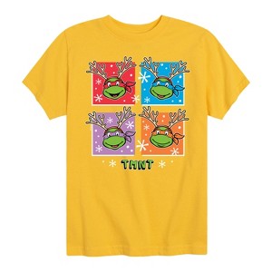 Boys' - Teenage Mutant Ninja Turtles - Reindeer Turtles Short Sleeve Graphic T-Shirt - 1 of 4