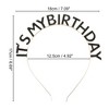 Unique Bargains Women's Classic Rainbow Birthday Headband 7.09"x6.69" Black 1pc - 3 of 4