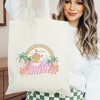 City Creek Prints Endless Summer Canvas Tote Bag - 15x16 - Natural - 2 of 2