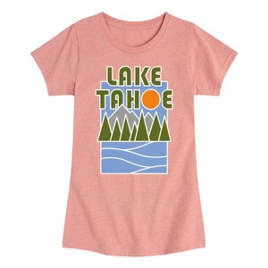 Girls' - Instant Message - Lake Tahoe Fitted Short Sleeve Graphic T-Shirt - 1 of 4
