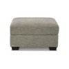 Signature Design by Ashley Creswell Upholstered Ottoman With Storage, Stone Gray - 4 of 4