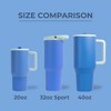 HydroJug Sport - Stainless Steel Tumbler with Straw, Vacuum Insulated, Leakproof Water Bottle, Ergonomic Design, Dishwasher Safe - 4 of 4