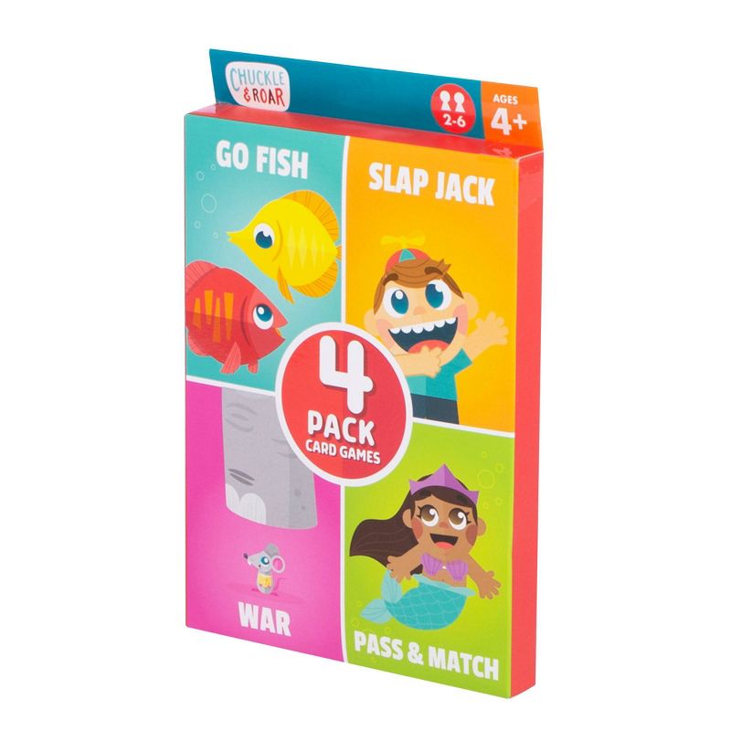 Chuckle &#38; Roar Go Fish, Slap Jack, War and Pass &#38; Match Classic Card Games, 4 of 11
