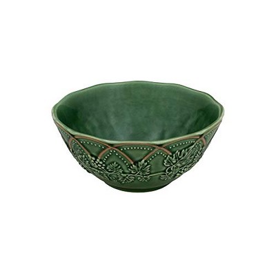 Bordallo Pinheiro Hunting Green and Brown Cereal Bowl, Set of 4