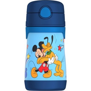 Thermos 10oz Stainless Steel Straw Bottle - 1 of 4