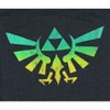 Nintendo The Legend Of Zelda Men's Ombre Fade Triforce Logo Heather T-Shirt - 2 of 3