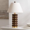 Arani Table Lamp - 24.5 Inch Height - TBL4601 - Dark Brown/Brass - Safavieh - 3 of 4