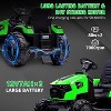 3-in-1 Ride-on Car, Ride-on Tractor with Bucket, Excavator Trailer with Remote Control, EVA Tires, LED Lights, Music, USB Port - 4 of 4