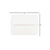 JAM Paper Gummed A7 Invitation Envelopes 7 1/4" x 5 1/4" Regular White 73767C - 3 of 3
